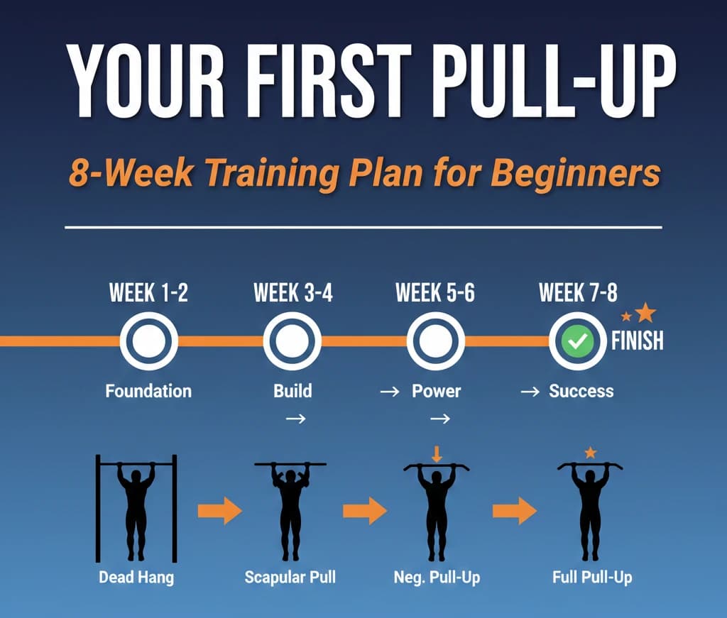 How to Do Your First Pull-Up: 8-Week Training Plan